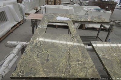 Lotus Pond Moonlight Marble Inexpensive Green Stone best